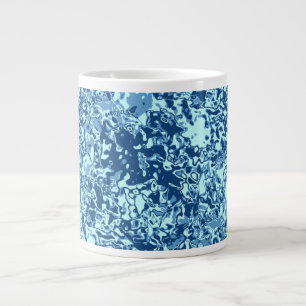 Taza De Café Gigante Patrón de agua no 1 BG negro