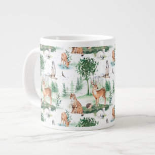 Taza De Café Gigante Patrón de animales de Woodland Baby