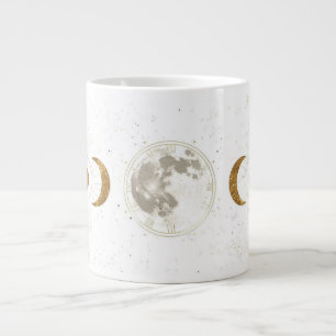 Taza De Café Gigante Patrón de Astrología Celeste   Zodiaco Personaliza
