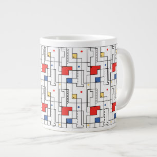 Taza De Café Gigante Patrón de Bauhaus
