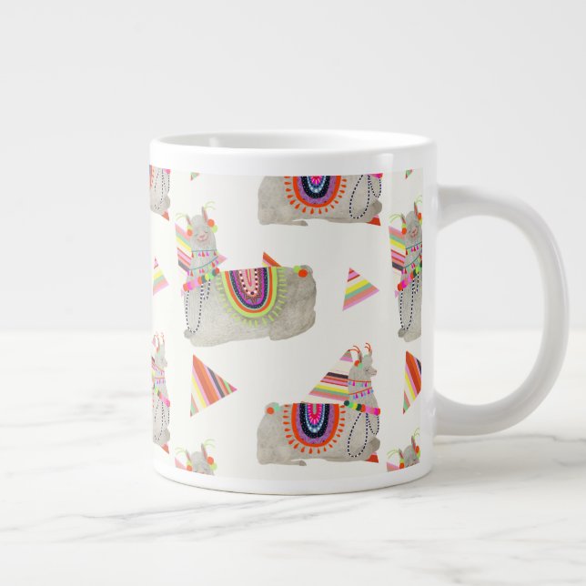 Taza De Café Gigante Patrón de colección de Llamarama II (Derecha)