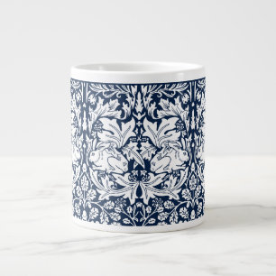 Taza De Café Gigante Patrón de conejo William Morris Brer