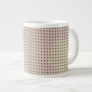 Taza De Café Gigante Patrón de cuadrícula de una silla