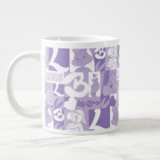 Taza De Café Gigante Patrón de cuadrícula Lola '96
