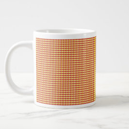 Taza De Café Gigante Patrón de cumpleaños geométrico moderno