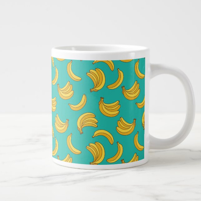 Taza De Café Gigante Patrón de diversión de la fruta de la banana (Derecha)
