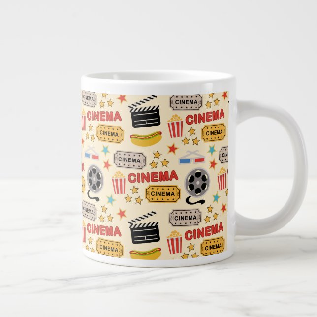 Taza De Café Gigante Patrón de diversión del cine (Derecha)