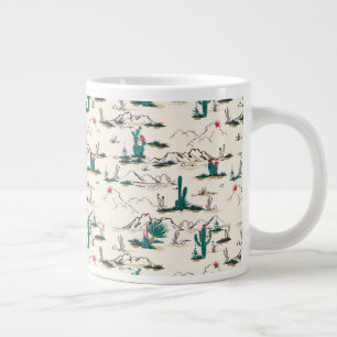 Taza De Café Gigante Patrón de éxito en crecimiento