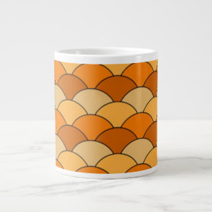 TAZA DE CAFÉ GIGANTE PATRÓN DE FORMA DE HUEVO
