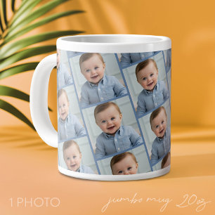 Taza De Café Gigante Patrón de foto familiar impreso en todo - Imagen c