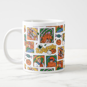 Taza De Café Gigante Patrón de fotos de Halloween de Scooby-Doo