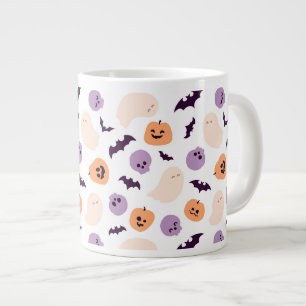 Taza De Café Gigante Patrón de Halloween para niños divertidos