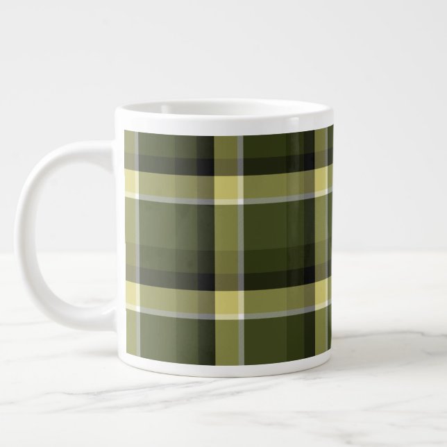 Taza De Café Gigante Patrón de juego de camuflaje moderno militar (Izquierda)