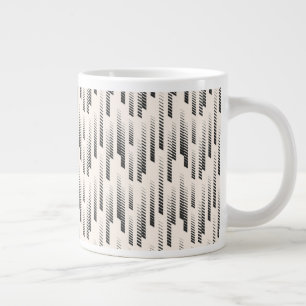 Taza De Café Gigante Patrón de lluvia moderno