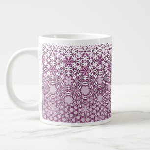 Taza De Café Gigante Patrón de metamorfosis floral