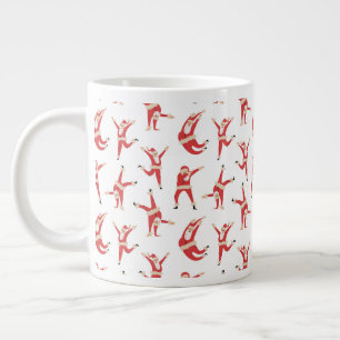 Taza De Café Gigante Patrón de Navidades Dabbing Santa Fun