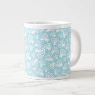 Taza De Café Gigante Patrón de shell de verano