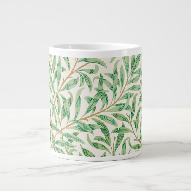 Taza De Café Gigante Patrón de Willow Bough William Morris (Frente)
