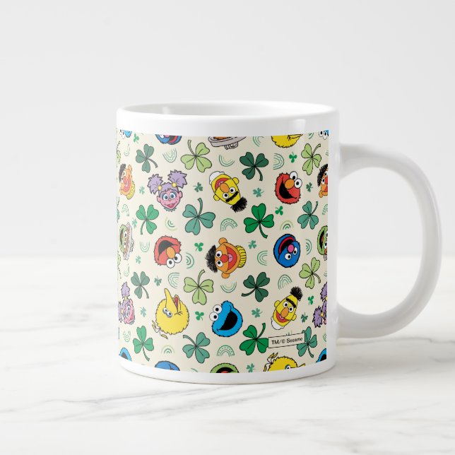 Taza De Café Gigante Patrón del Día de Sesame Street St. Patrick (Derecha)