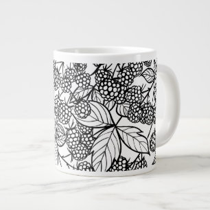 Taza De Café Gigante Patrón dibujado a mano