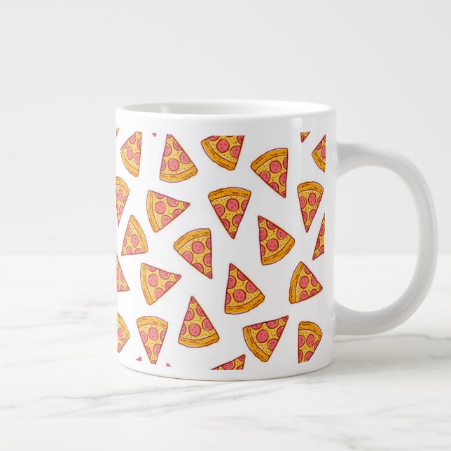Taza De Café Gigante Patrón diverso de pizza Slice (Derecha)