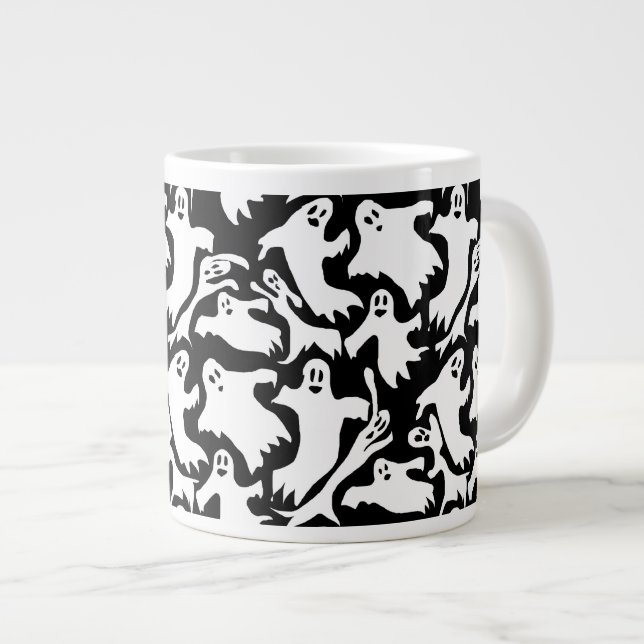 Taza De Café Gigante Patrón fantasma Jumbo Café Mug (Derecha)