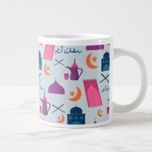 Taza De Café Gigante Patrón feliz de Ramadán