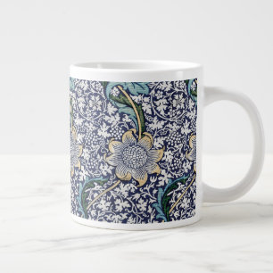 Taza De Café Gigante Patrón floral de Kennet - William Morris