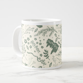 Taza De Café Gigante Patrón mágico de herbología de HOGWARTS™