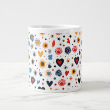 Patrón moderno de Batik sin foco