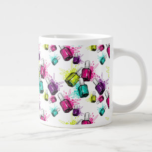 Taza De Café Gigante Patrón polaco neonatal