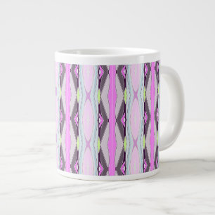 Taza De Café Gigante Patrón rosa único