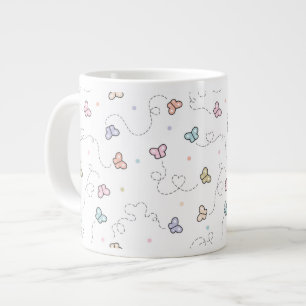 Taza De Café Gigante Patrón sin soldadura de mariposa