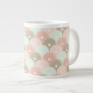 Taza De Café Gigante Patrón vintage japonés