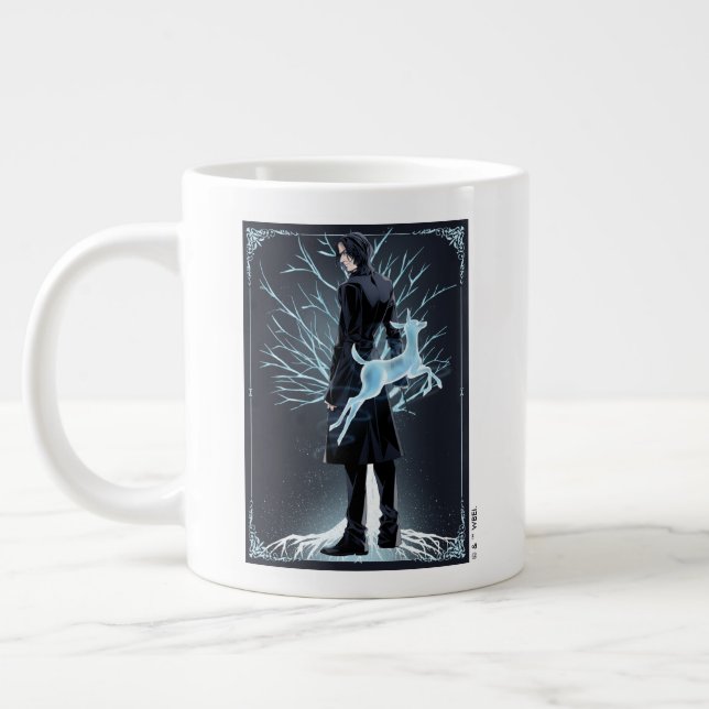 Taza De Café Gigante Patrono de Doe de Anime Severus Snape (Izquierda)