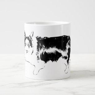 Taza De Café Gigante Patrulla de refrigerios de ojos cruzados