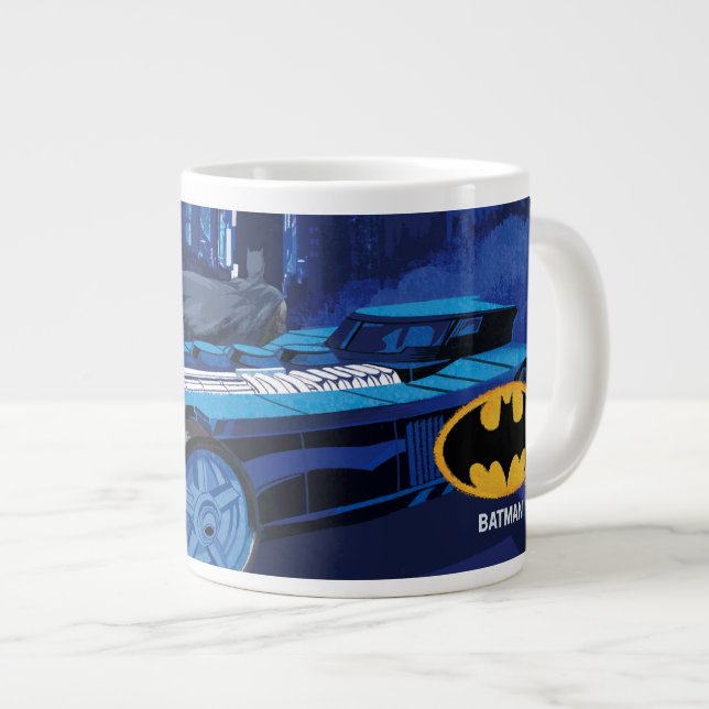 Taza De Café Gigante Patrulla nocturna de la ciudad de Batman Gotham (Derecha)