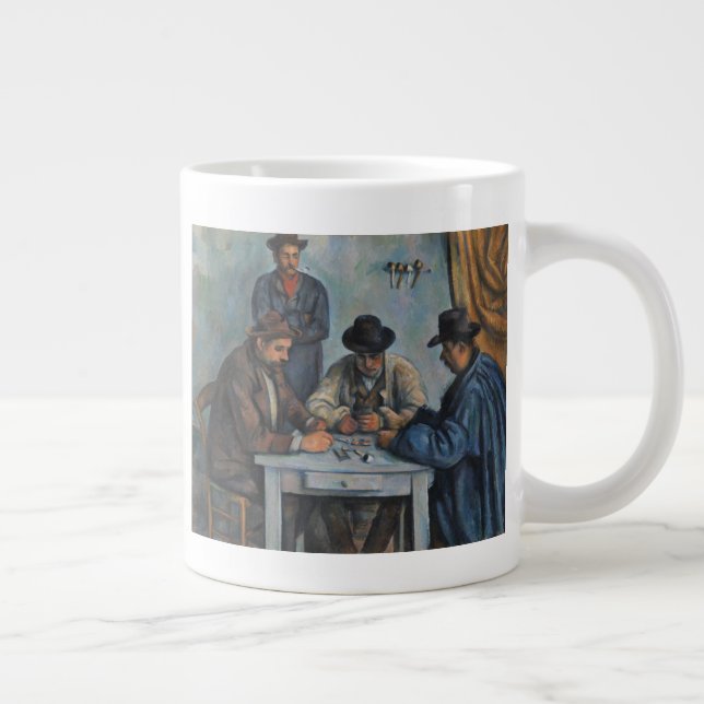 Taza De Café Gigante Paul Cezanne el | los jugadores de tarjeta (Derecha)
