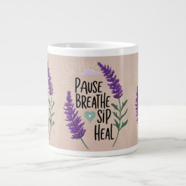 Taza De Café Gigante ✨ Pausar respiración - saborear | Diseño