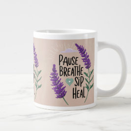 Taza De Café Gigante ✨ Pausar respiración - saborear | Diseño