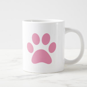 Taza De Café Gigante Paw Print Coffee Mug
