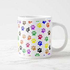 Taza De Café Gigante ¡Paws para un descanso de cuppa!