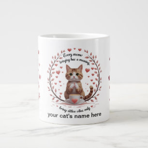Taza De Café Gigante Paws y Sips - Mug personalizado con un escondite
