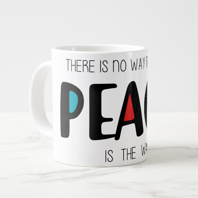 Taza De Café Gigante Paz 2 (Izquierda)