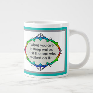 Taza De Café Gigante Paz en aguas profundas