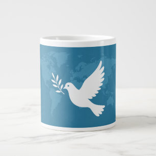 Taza De Café Gigante paz mundial