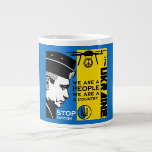 Taza De Café Gigante Paz Para Ucrania