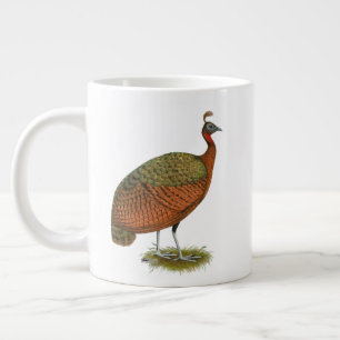Taza De Café Gigante Peafowl: Congo Peahen