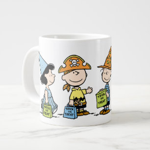 Taza De Café Gigante Peanuts Halloween Truco o Trato