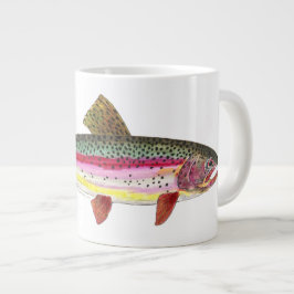 Taza De Café Gigante Peces de trucha arco iris
